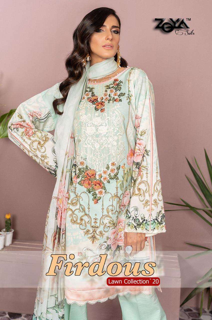 Firdous Lawn Collection by Zoya Suits